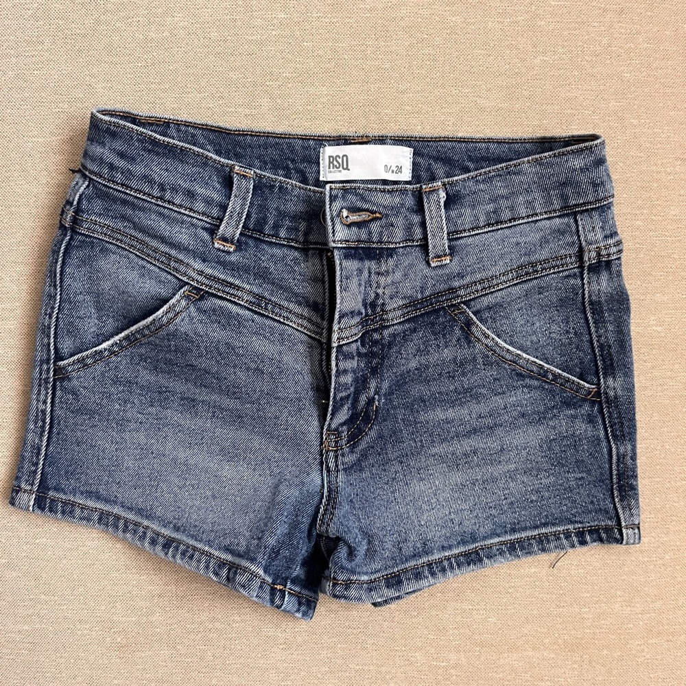 RSQ Blue Jean Shorts Classic Style